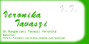 veronika tavaszi business card